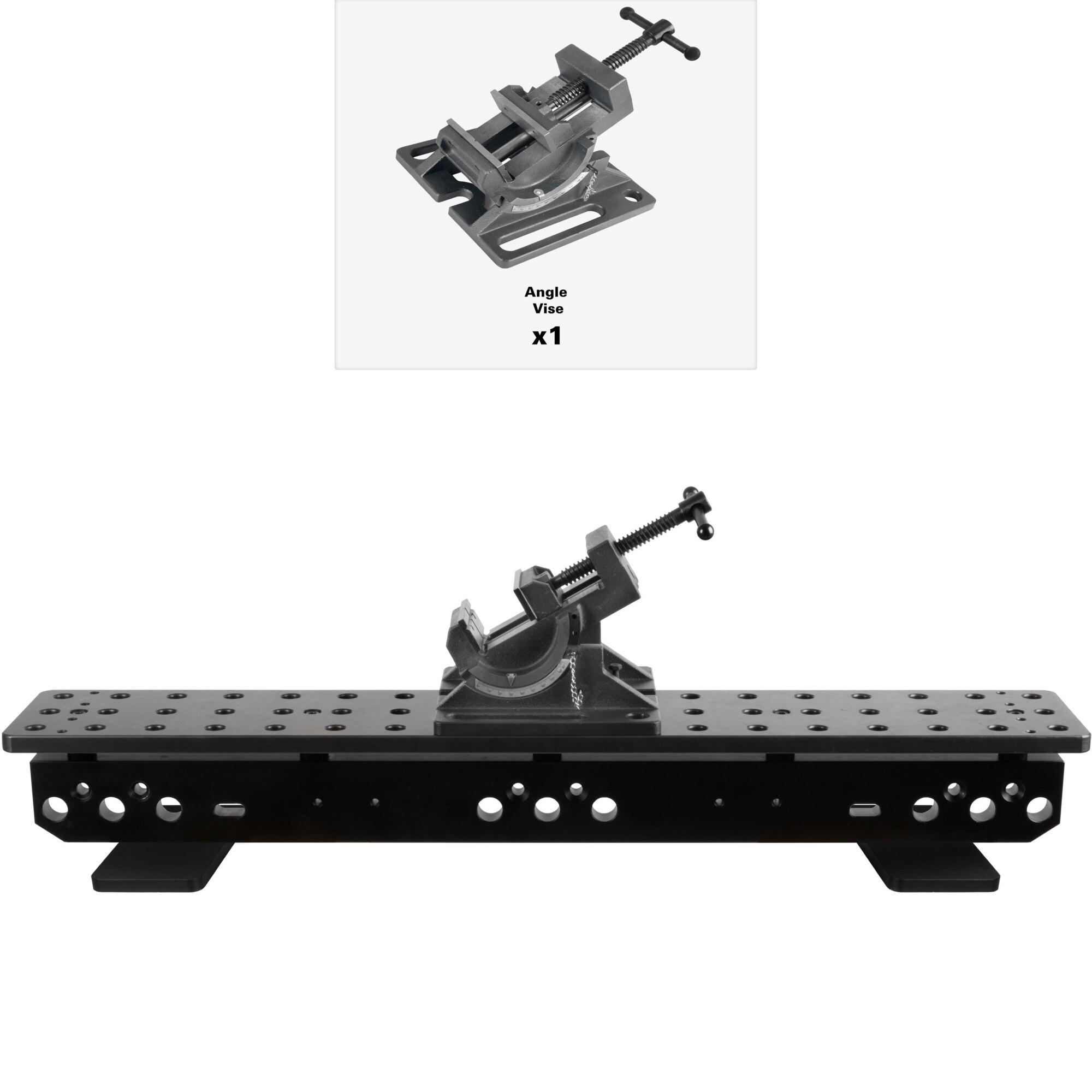 Strong Hand Tools Plate with Cradle Vise — 36in. x 6in., Model# TSB366-TF4